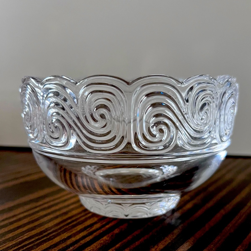 Tiffany & Co Louis Comfort Tiffany Collection Crystal Bowl